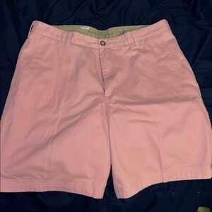 Izod Pink Cargo Shorts Casual Cotton Blend